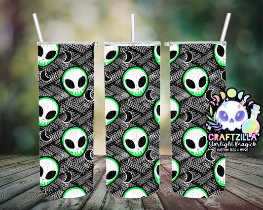 Monochrome Aliens Drinkware