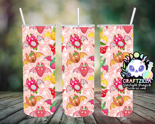 Fruit Bat Mashup (Pink) Drinkware