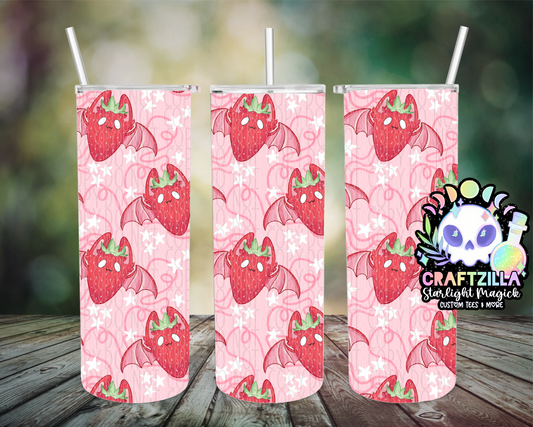 Strawberry Fruit Bat Drinkware