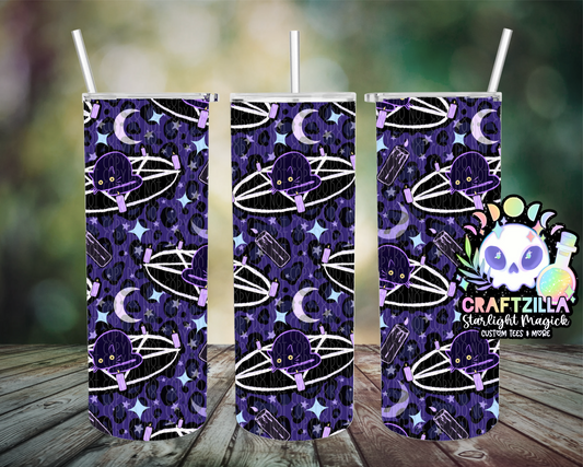 Salt-o-gram Meow (Purple) Drinkware