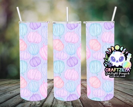 Pastel Pumpkins Drinkware