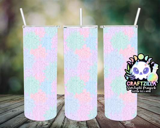 Pastel Succulents Drinkware