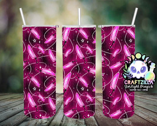 Pink Stabby String Lights Drinkware