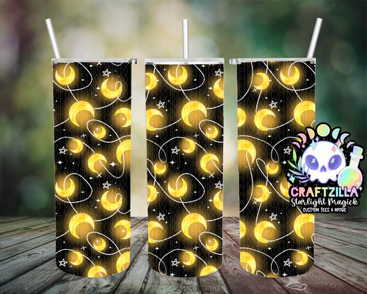 Crescent Moon String Lights Drinkware