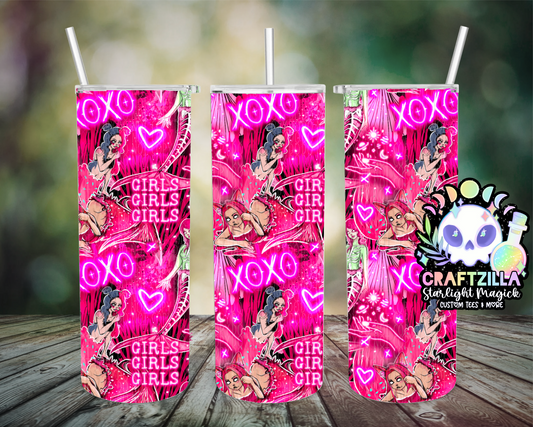 Pink Hex Mermaids Drinkware